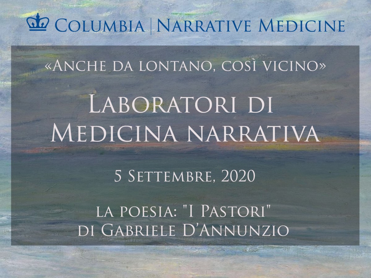 Laboratori Di Medicina Narrativa: sabato 5 settembre dalle 16 alle&nbsp;17.30