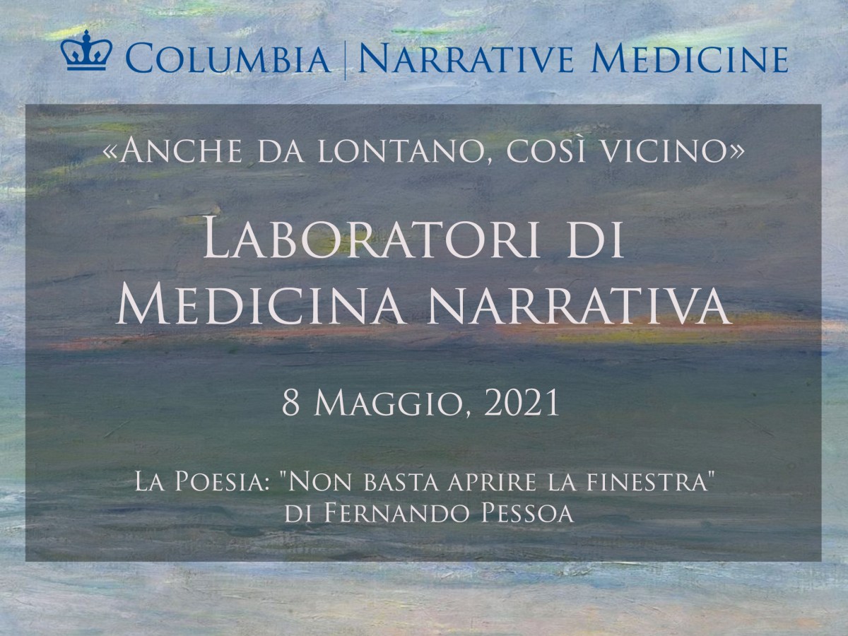 Laboratori Di Medicina Narrativa: sabato 8 Maggio dalle 16 alle&nbsp;17.30